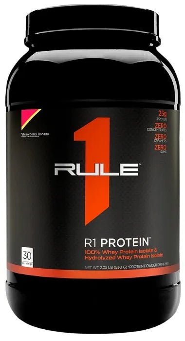 R1 Protein Strawberry Banana - 930g - Rule One - Sporto papildai