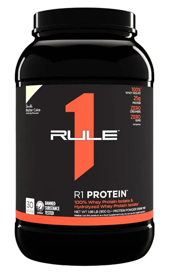 R1 Protein Vanilla Butter Cake - 900g - Rule One - Sporto papildai