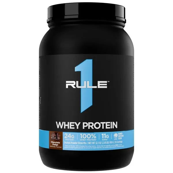 R1 Whey Blend Chocolate Fudge - 910g - Rule One - Sporto papildai