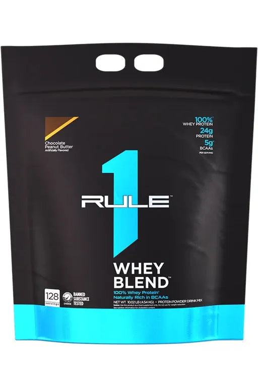 R1 Whey Blend Chocolate Peanut Butter - 4540g - Rule One - Sporto papildai