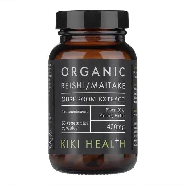 Reishi & Maitake Mushroom Extract - 60 vcaps - KIKI Health - Papildai