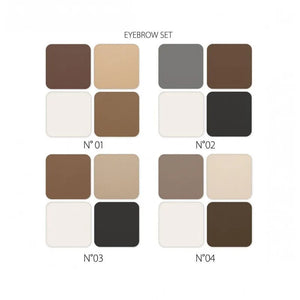 REVERS Eyebrow Shadows Professional Stylist Set No. 03 4.5g Profesionali antakių šešėlių stilisto rinkinys - Kosmetika