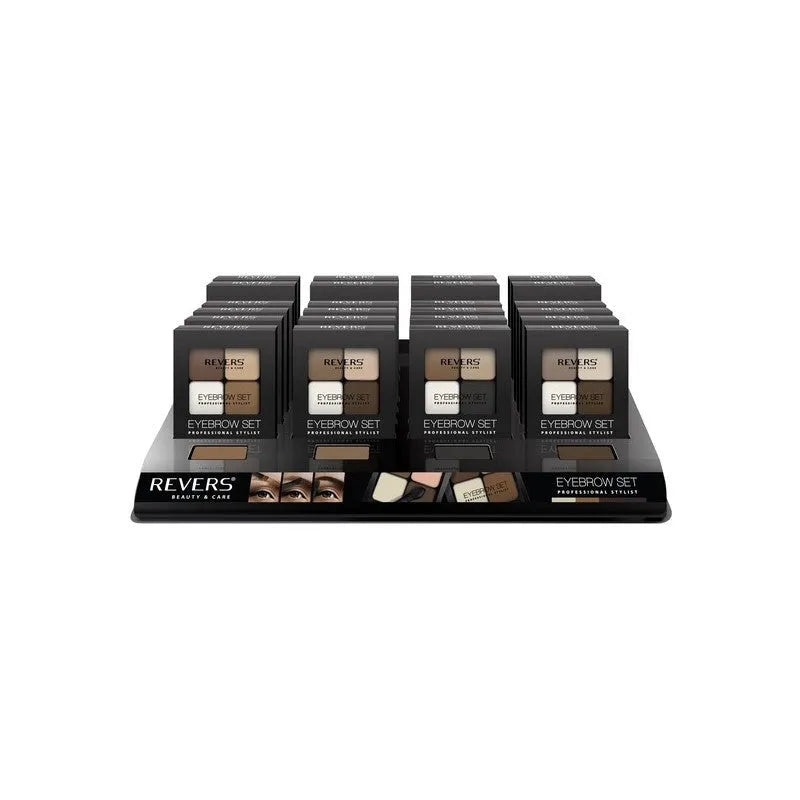 REVERS Eyebrow Shadows Professional Stylist Set No. 03 4.5g Profesionali antakių šešėlių stilisto rinkinys - Kosmetika
