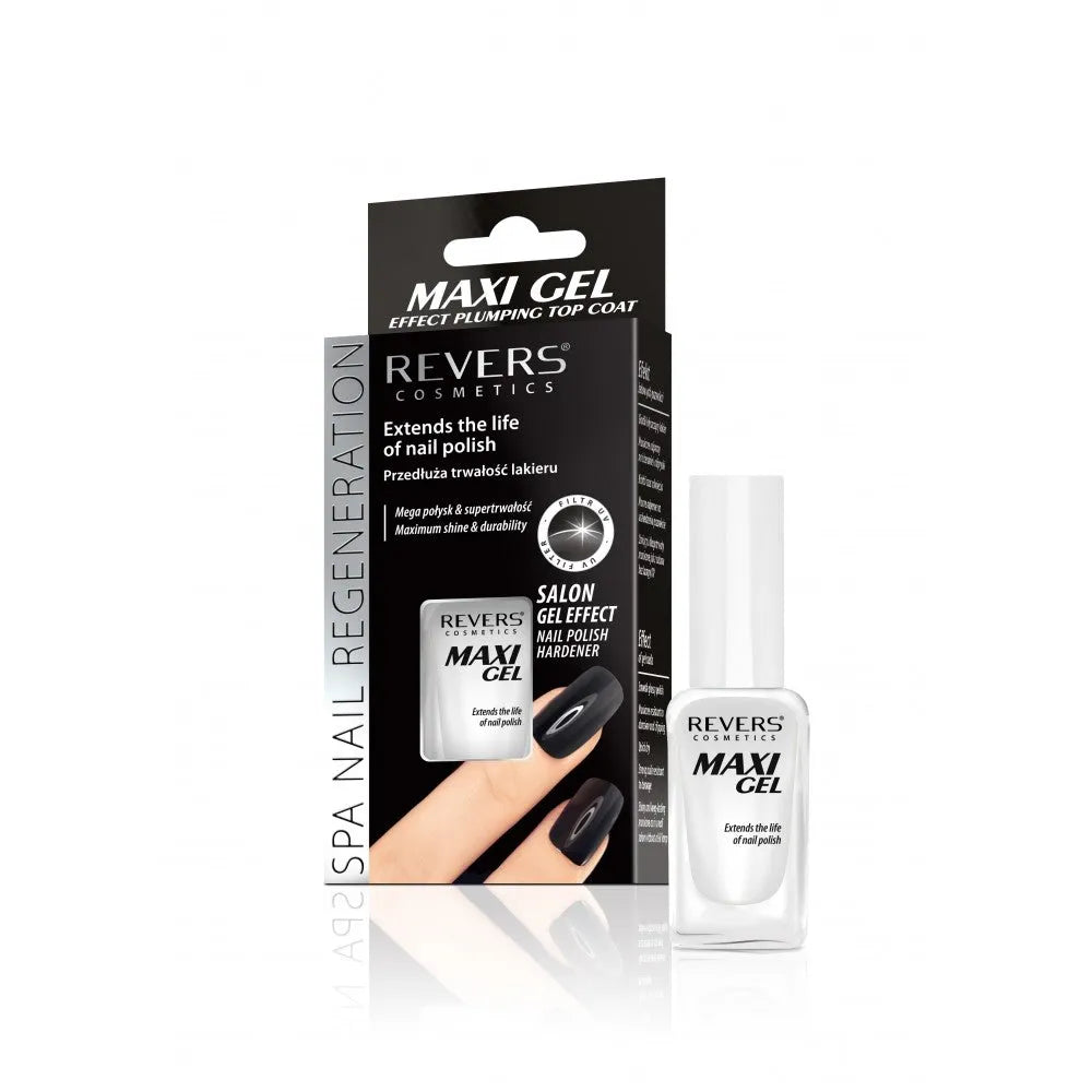 REVERS Nail Top Maxi Gel Effect Plumping 10ml - Kosmetika