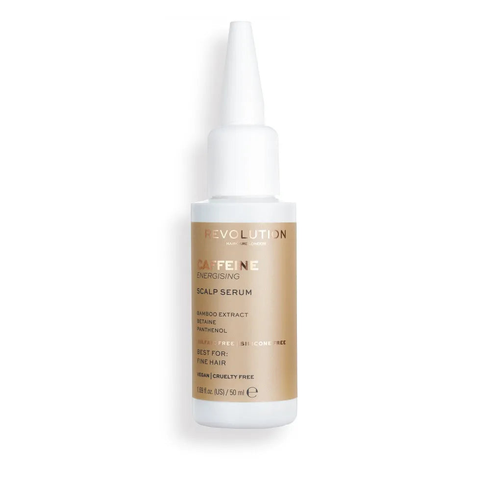 Revolution Haircare Caffeine Energizuojantis galvos odos serumas 50ml - Kosmetika