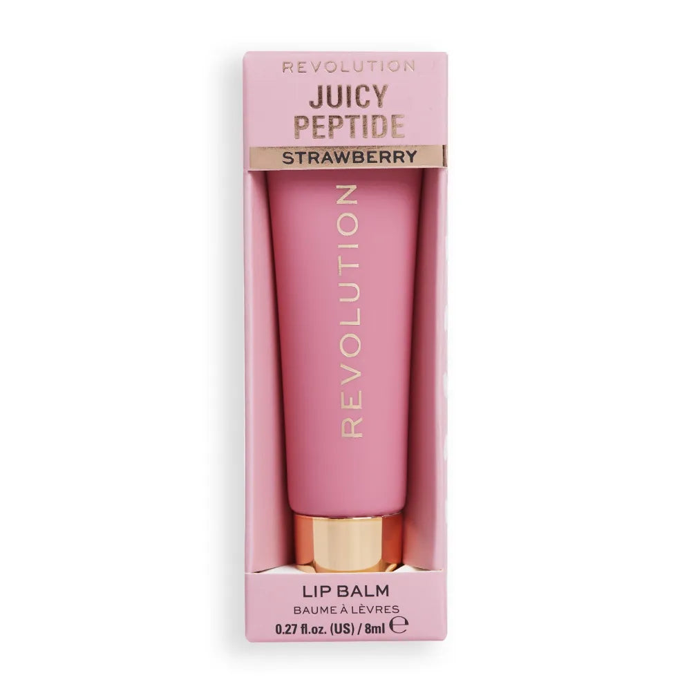 REVOLUTION Juicy Peptide Lip Gloss Braškių 8 ml - Kosmetika