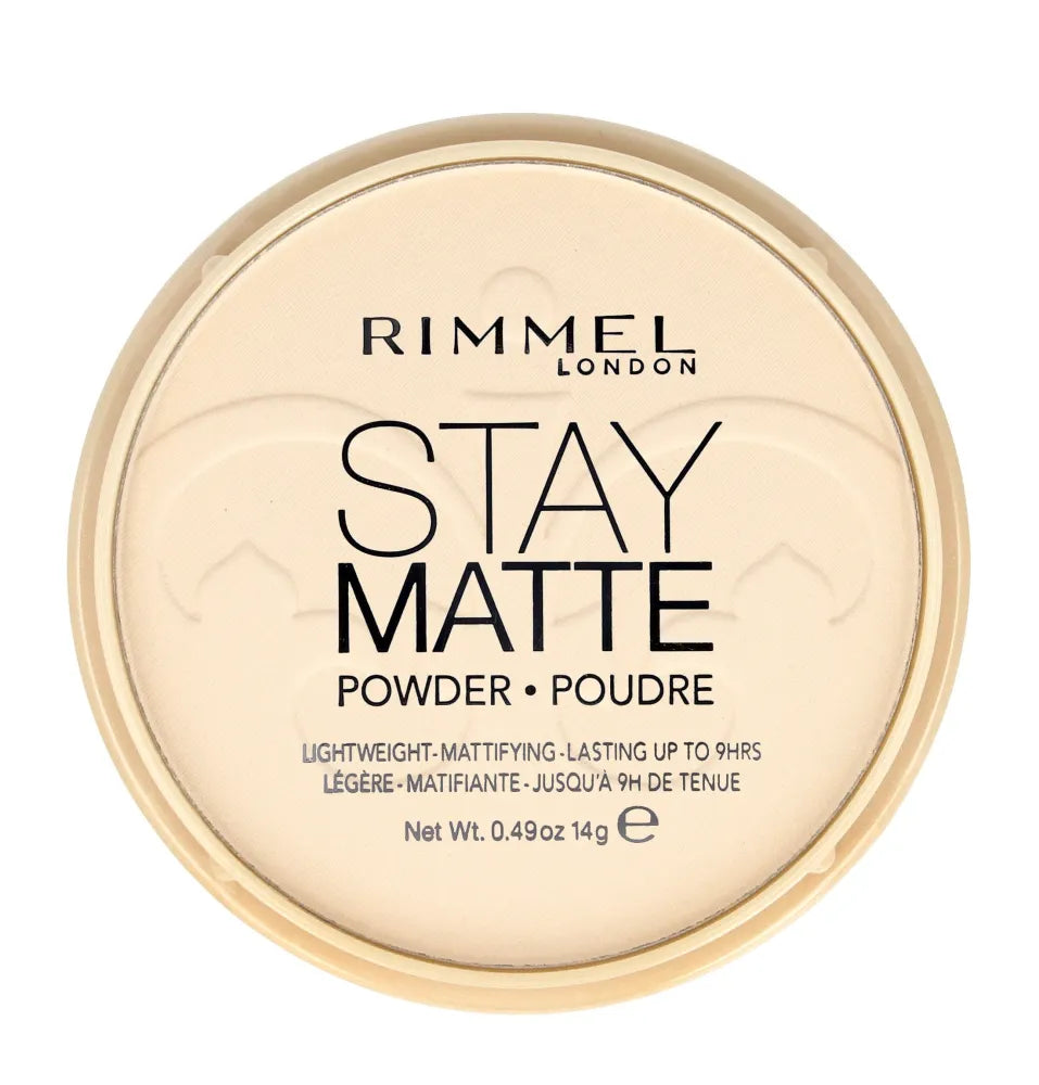 Rimmel Stay Matte Pressed Powder Nr. 001 14g - Kosmetika