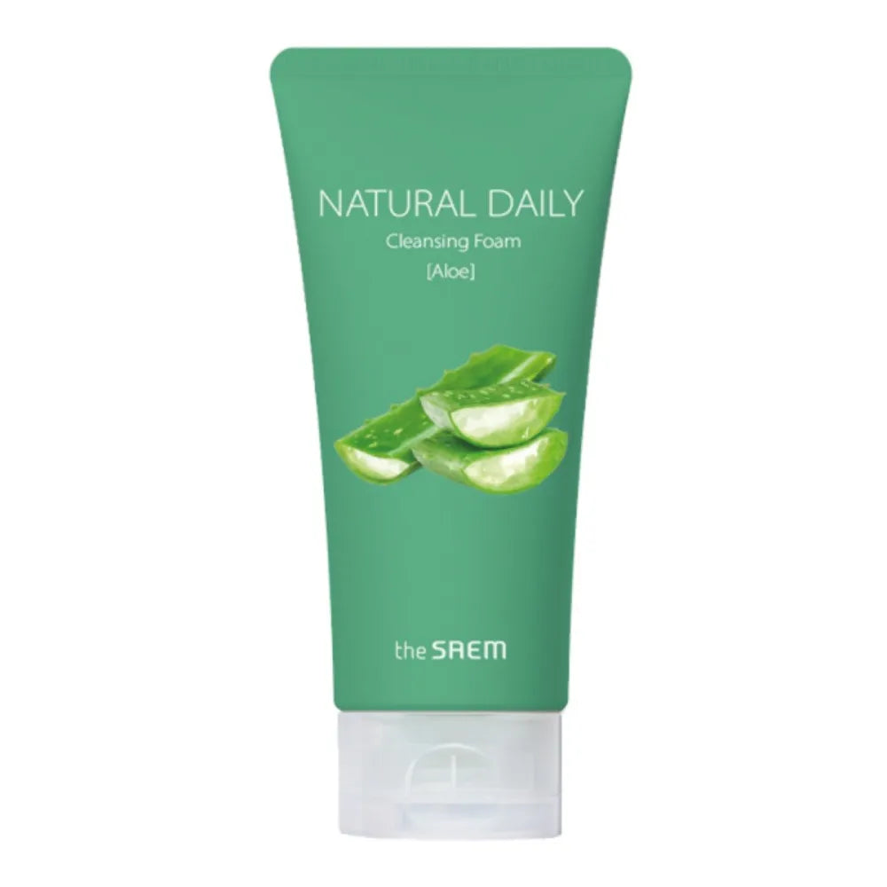 SAEM Natural Daily Cleansing Foam - Aloe 150 ml - Kosmetika