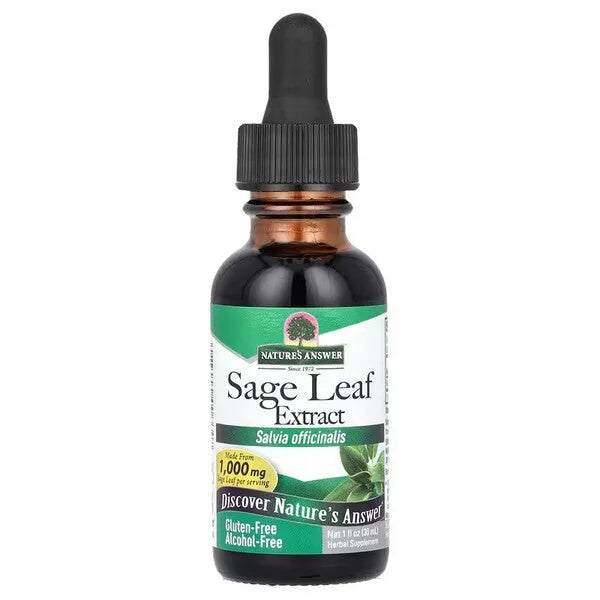 Sage Leaf Extract - 30 ml - Nature’s Answer - Papildai