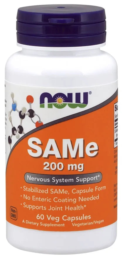 SAMe 200mg - 60 vcaps - NOW Foods - Papildai