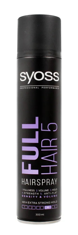 Schwarzkopf Syoss Full Hair 5D plaukų lakas 300 ml - Kosmetika