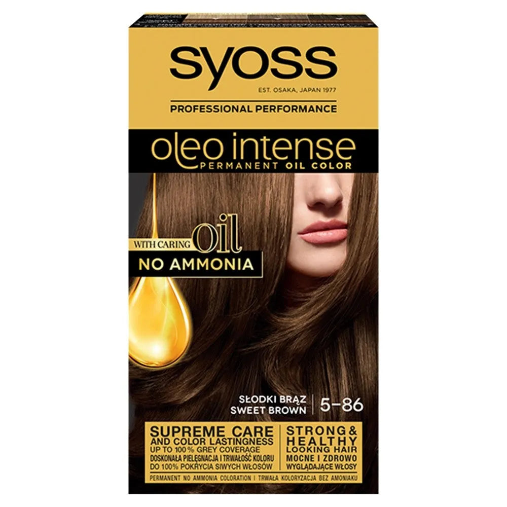 Schwarzkopf Syoss Hair Color Oleo 5-86 saldus rudas 1op. - Kosmetika