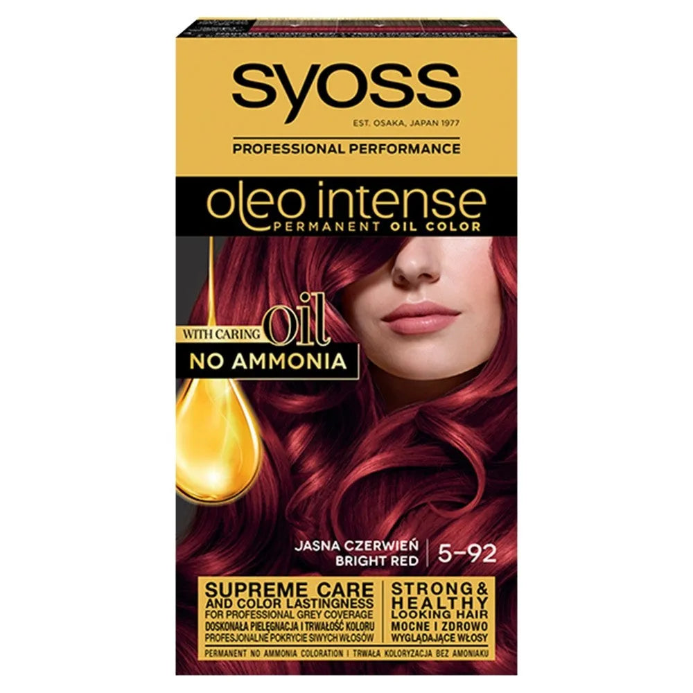 Schwarzkopf Syoss Plaukų dažai Oleo 5-92 Šviesiai raudona 1 vnt. - Kosmetika