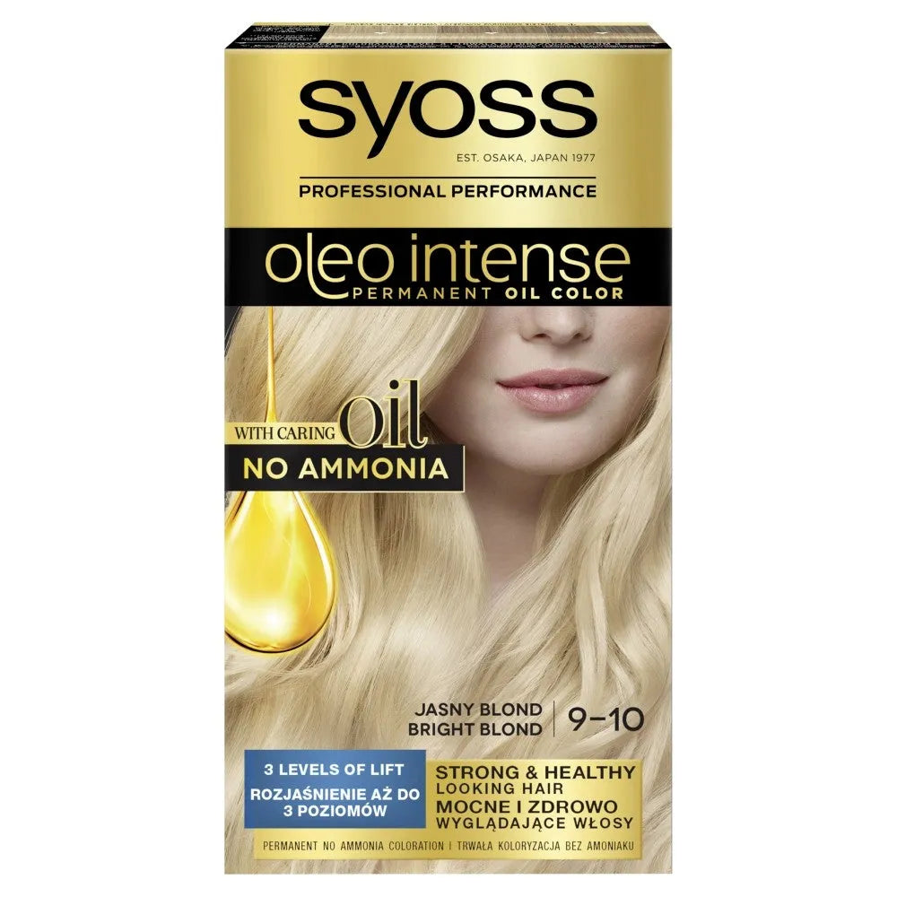Schwarzkopf Syoss Plaukų dažai Oleo 9-10 Šviesiai blondinė 1op. - Kosmetika