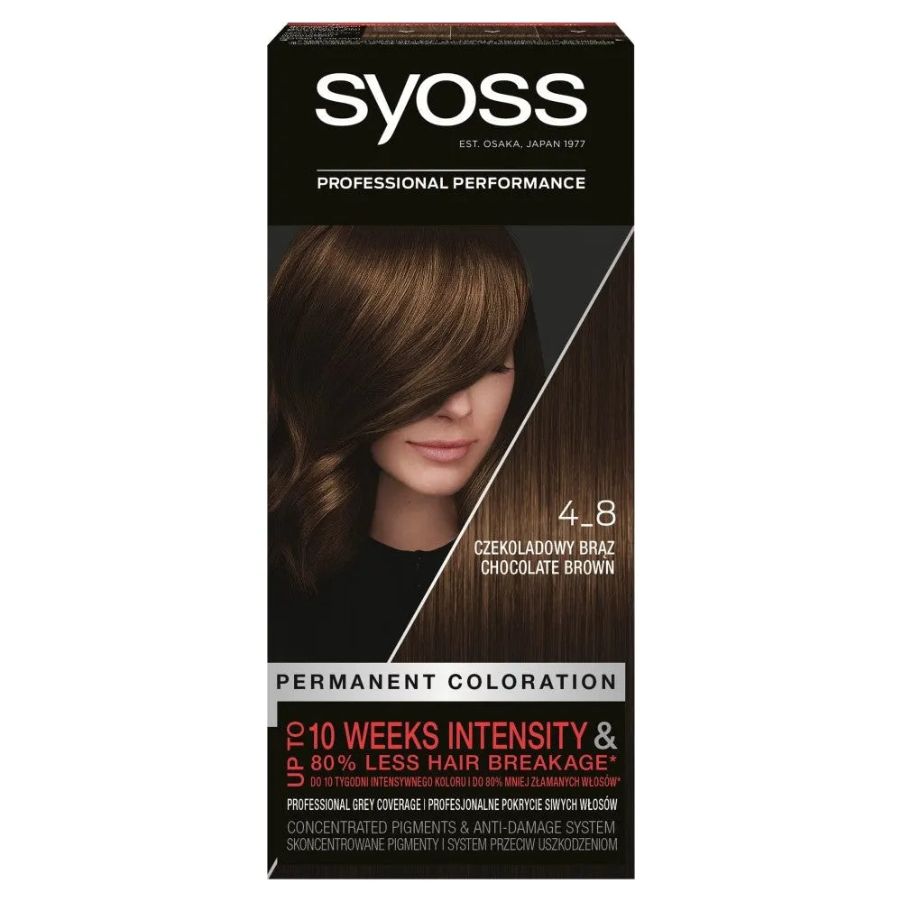 Schwarzkopf Syoss Plaukų dažai rudas 4-8 1 vnt. - Kosmetika