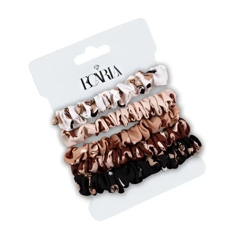 Scrunchie hair bands (G130) - 1 pakelis - 5 vnt. - Kosmetika