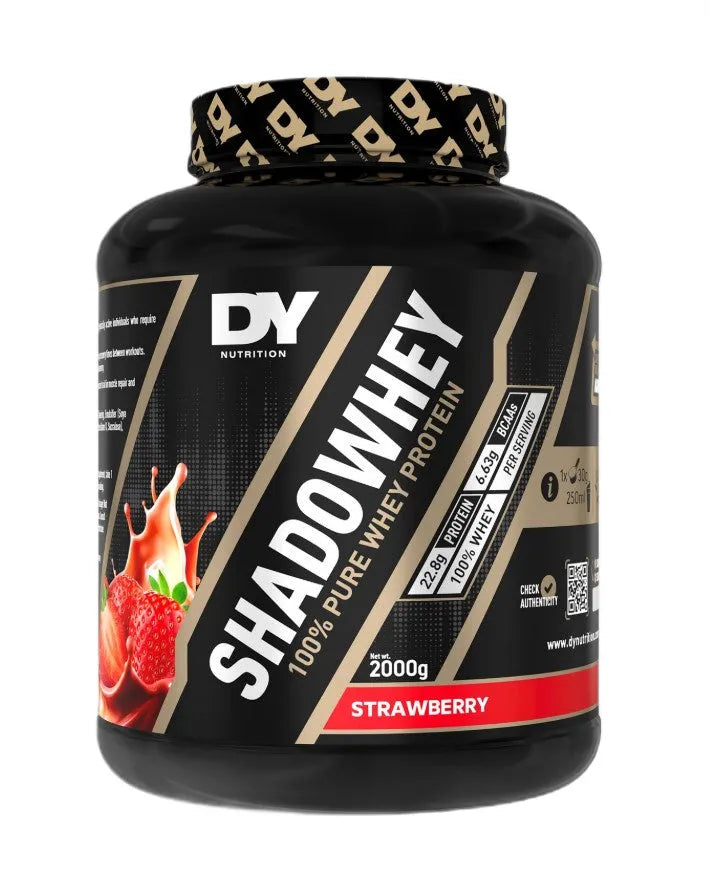 ShadoWhey 100% Pure Whey Protein Strawberry - 2000g - Dorian Yates - Sporto papildai