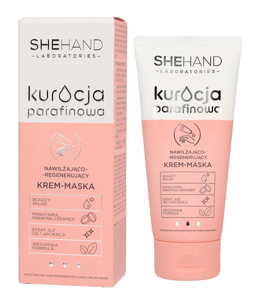 SheHand Paraffin Treatment Drėkinanti ir Regeneruojanti Rankų Kremas-Mask 75ml - Kosmetika