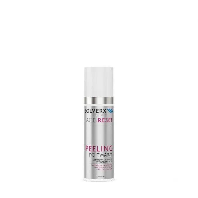 SOLVERX Age.Reset Face Peeling - Odos lyginimas ir mikrobiomo atkūrimas 30ml - Kosmetika