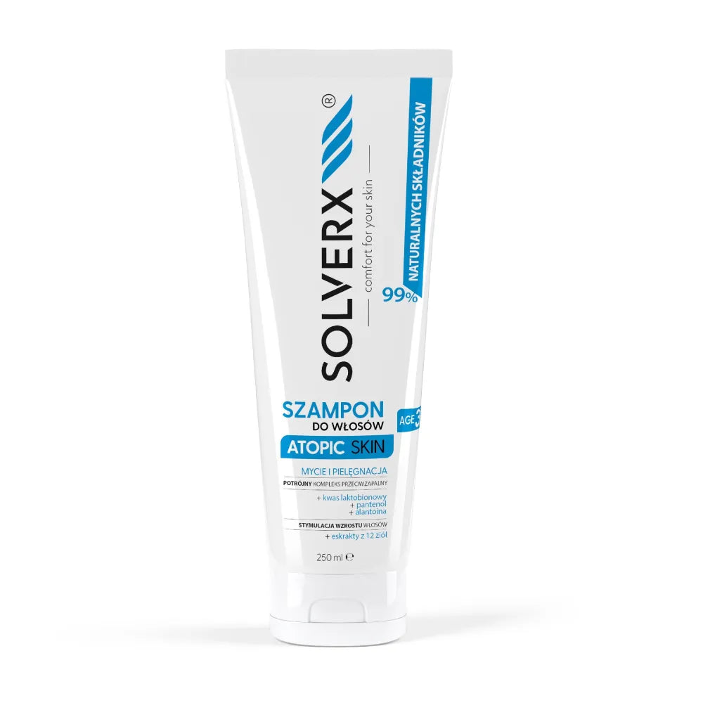 SOLVERX Atopinė oda plaukų šampūnas 250 ml - Kosmetika