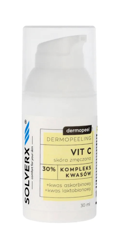 SOLVERX DERMOPEEL pilingas 20% askorbo rūgšties 30m - Kosmetika