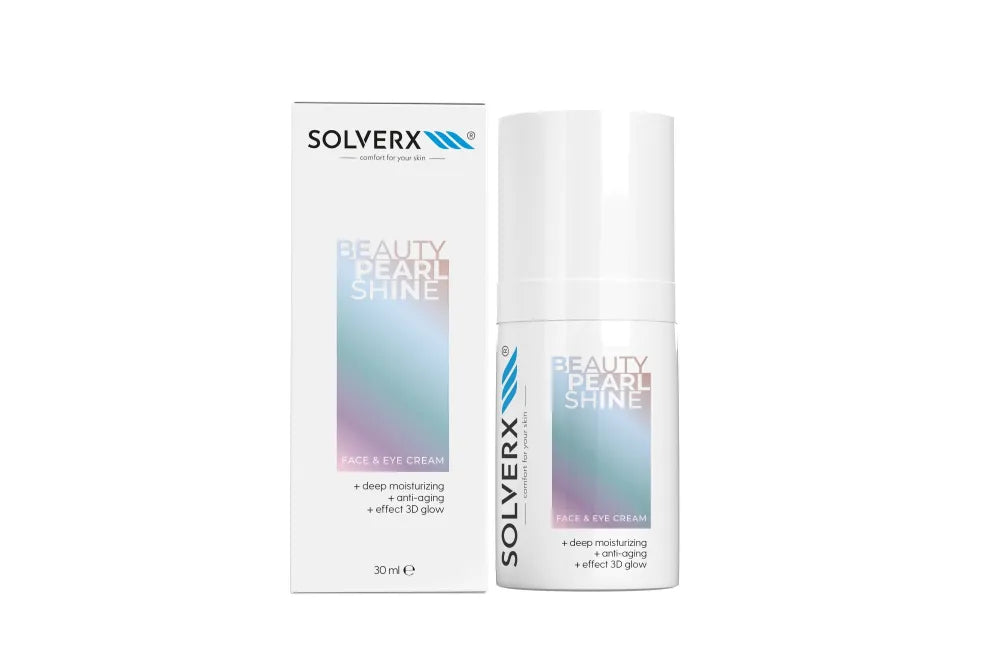 SOLVERX Face & Eyes Cream Kremas veidui ir paakiams Grožio perlų blizgesys 30 ml - Kosmetika
