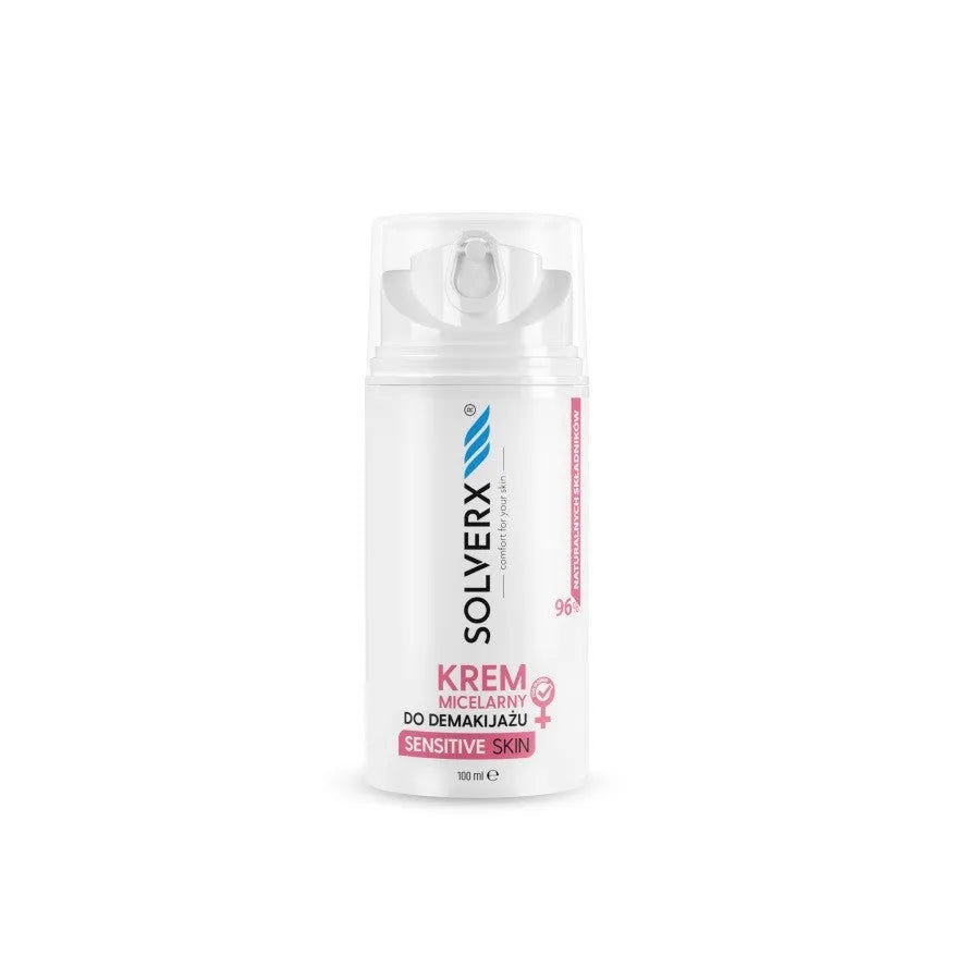 SOLVERX MICELLAR CREAM Makiažo Valiklis 100ML - Kosmetika