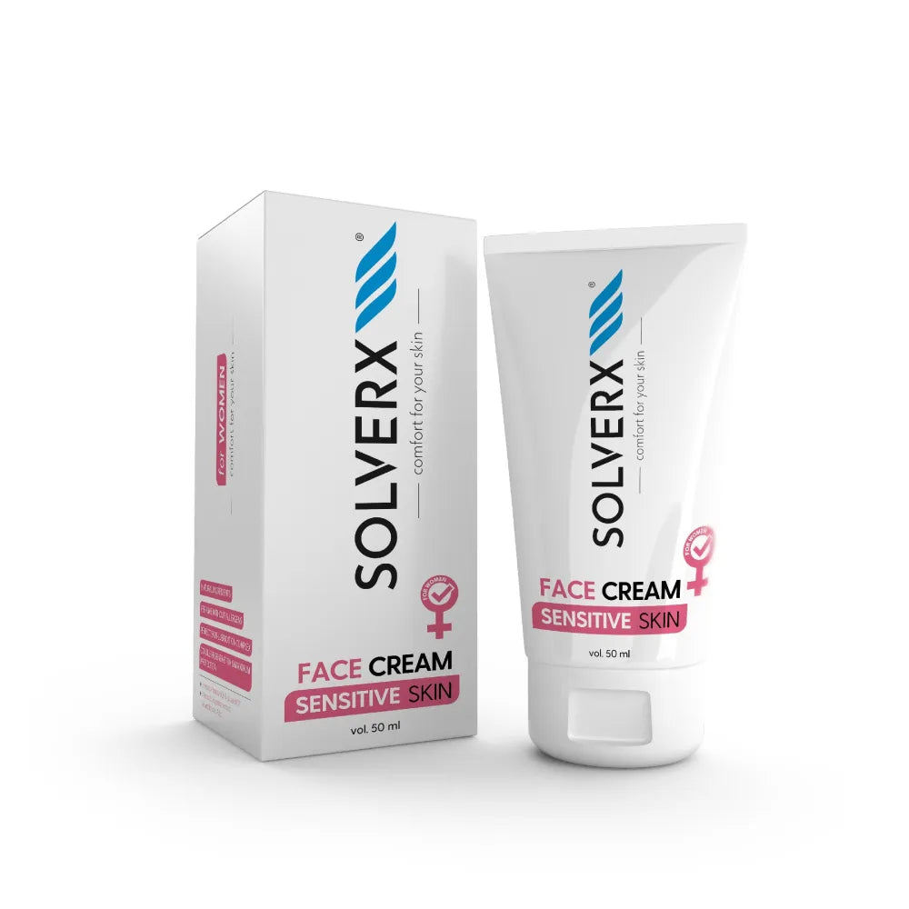 SOLVERX Veido kremas JAUTRIAI ODAI moterims 50ml - Kosmetika