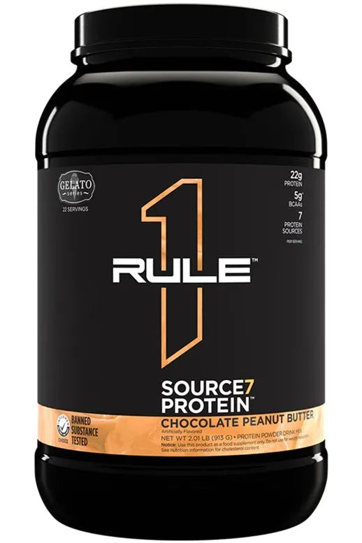 Source7 Protein Birthday Cake Gelato - 920g - Rule One - Sporto papildai
