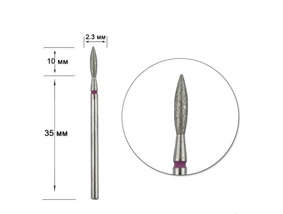 STALEKS Diamond nail cutter - liepsna 2.3/10mm FA10R023/10 - Kosmetika