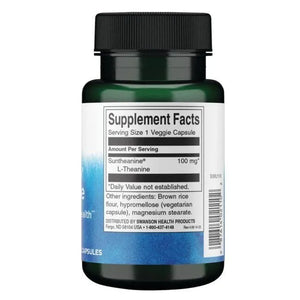 Suntheanine L-Theanine - 100 mg - N60 - Swanson - Papildai