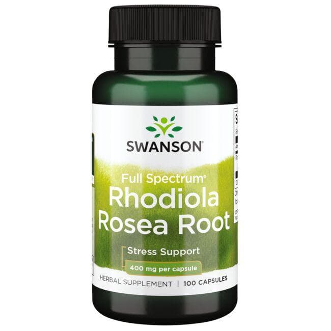 Rhodiola Rosea Root - Stresui mažinti - 400 mg - N100 - Rausvosios rodiolės šaknis - Swanson - Vaistine1.lt