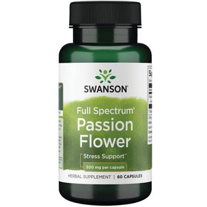 Passion Flower - Stresui mažinti - 500 mg - N60 - Swanson - Vaistine1.lt