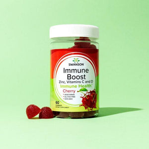 Immune Boost Gummies with Zinc, Vitamins C and D - N60 - Swanson - Vaistine1.lt