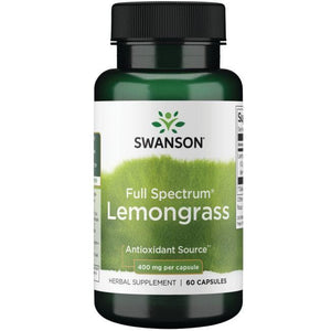 Lemongrass - Tikroji citrinžolė - 400 mg - N60 - Swanson