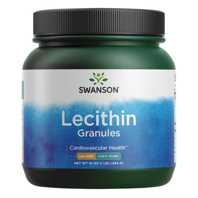 Lecithin Granules - 100% Grynas - 454 gr. - Lecitinas be GMO - Swanson - Vaistine1.lt
