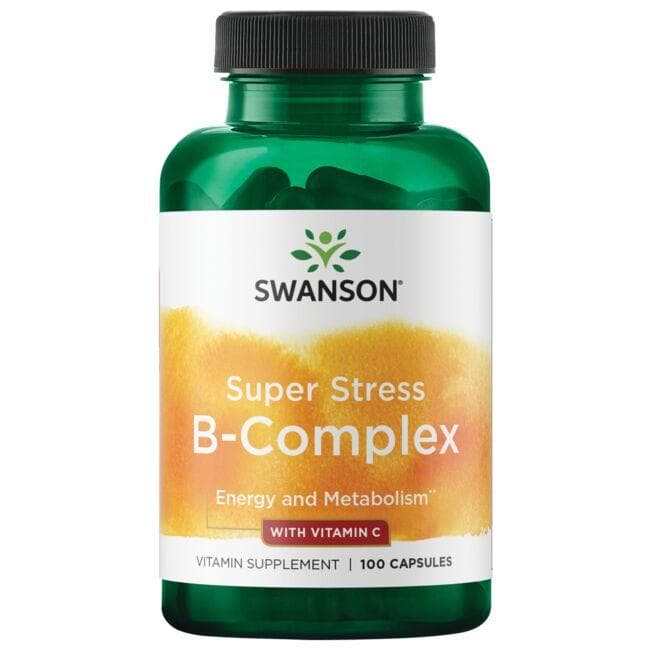 Super Stress B-Complex su Vitaminu C - N100 - Swanson - Vaistine1.lt