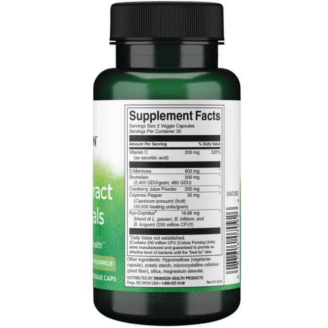 Urinary Tract Essentials - Šlapimo takams - N60 - Swanson - Vaistine1.lt
