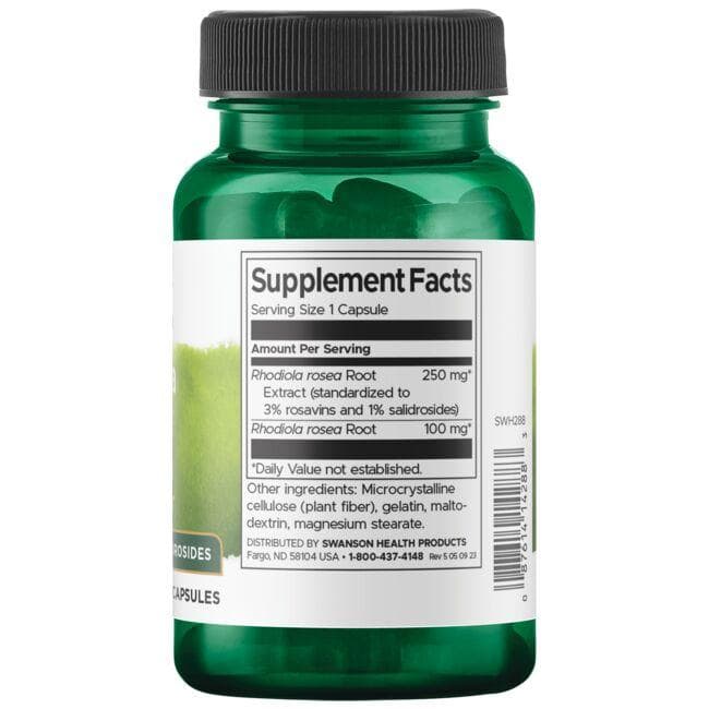 Rhodiola Rosea Extract- Stresui mažinti - N60 - Rausvosios rodiolės ekstraktas - Swanson - Vaistine1.lt