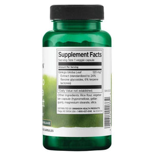Ginkgo Biloba Extract - Smegenų veiklai - 120 mg - N100 - Ginkmedis - Swanson - Vaistine1.lt