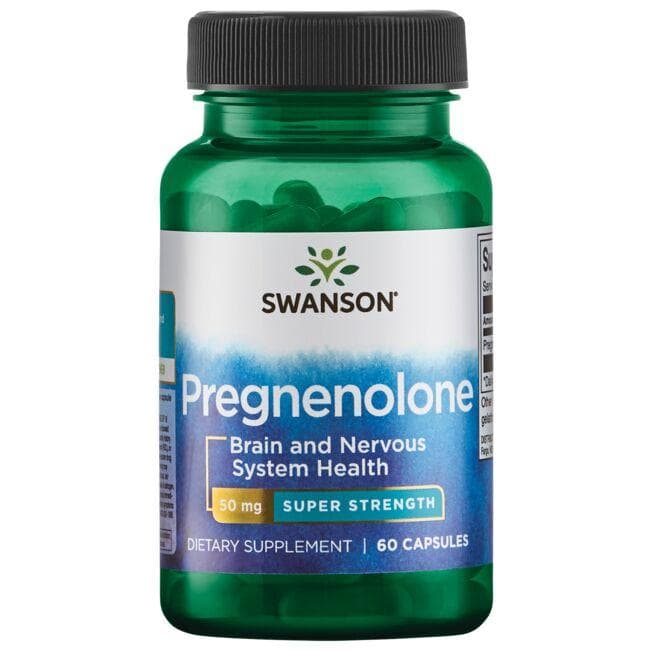 Pregnenolone - Smegenų veiklai - 50 mg - N60 - Pregnenolonas - Swanson - Vaistine1.lt