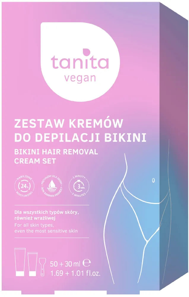 TANITA Bikini Hair Removal Cream Set (Hair 50ml + Lotion 30ml) - Kosmetika