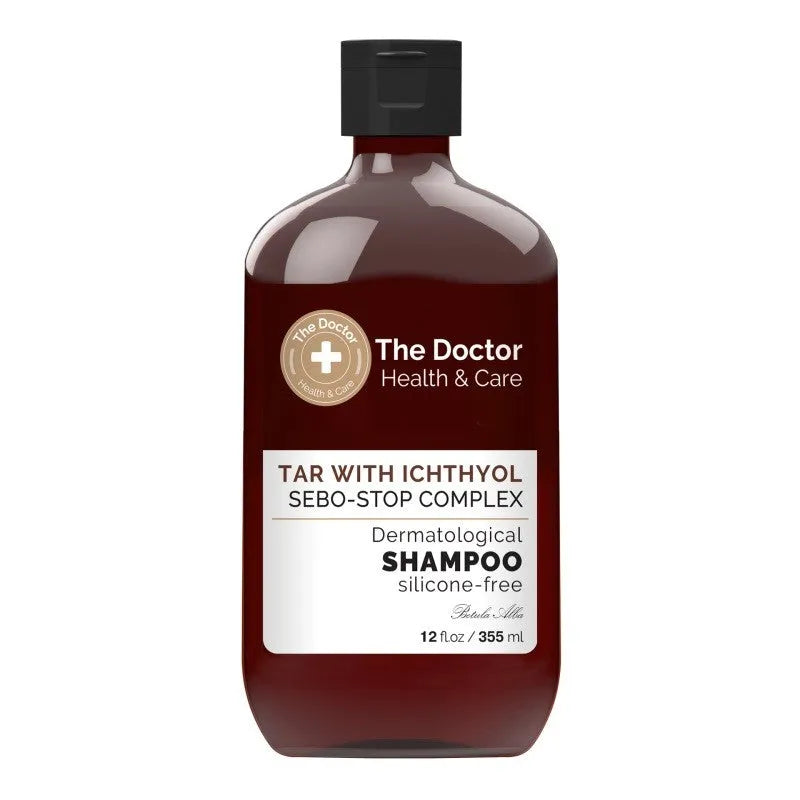 THE DOCTOR Health & Care Shampoo Against Oily Hair Lye + Ichthyol 355 ml. - Kosmetika