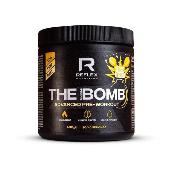 The Muscle Bomb Lemon Sherbet - 400g - Reflex Nutrition - Sporto papildai