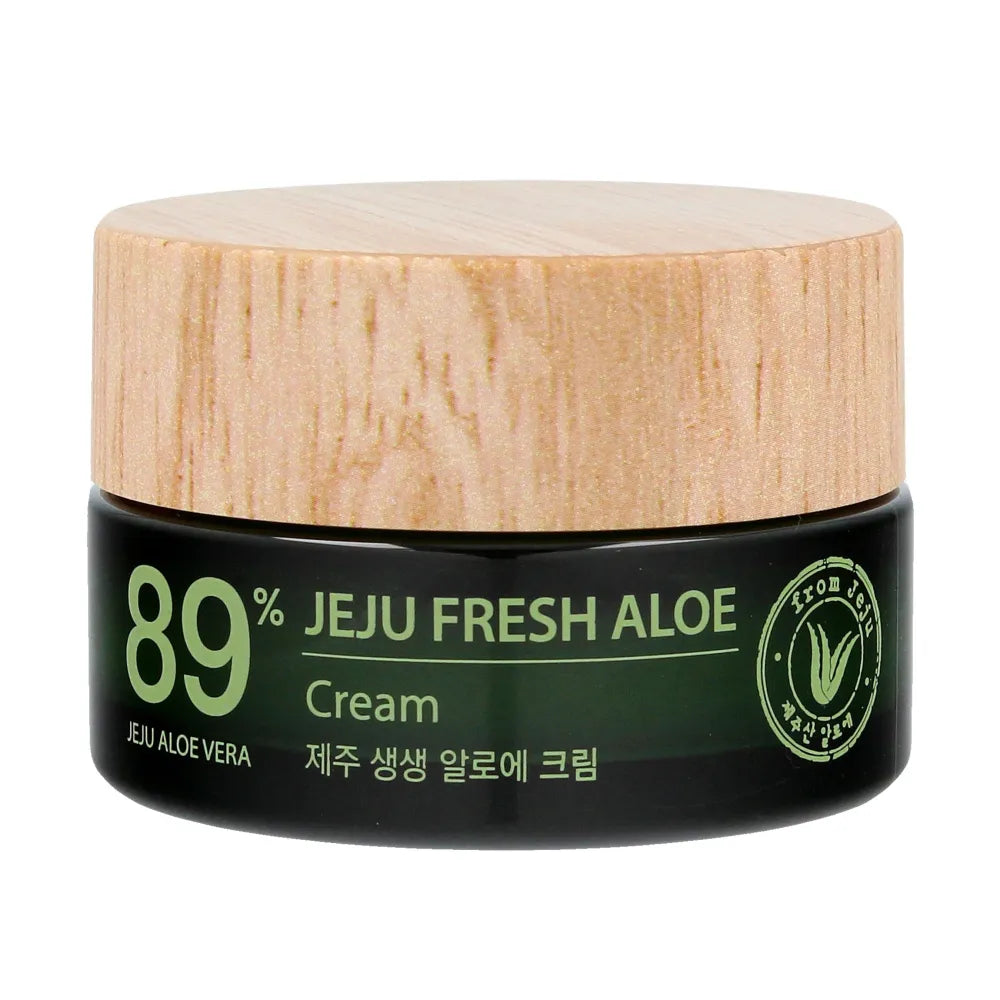 THE SAEM Jeju Fresh Aloe 89% Veido kremas 50 ml - Kosmetika