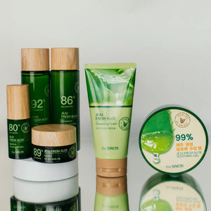 THE SAEM Jeju Fresh Aloe Soothing Gel 99% 300 ml - Kosmetika