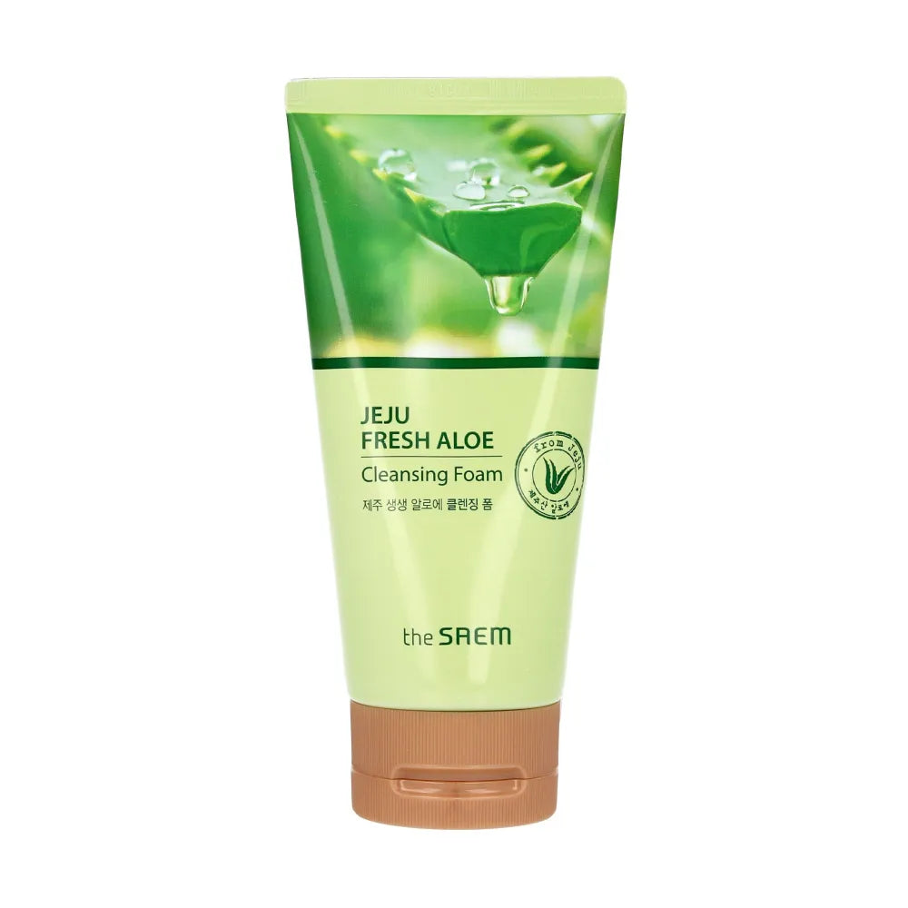 THE SAEM Jeju Fresh Aloe Valymo Putos 150 g - Kosmetika
