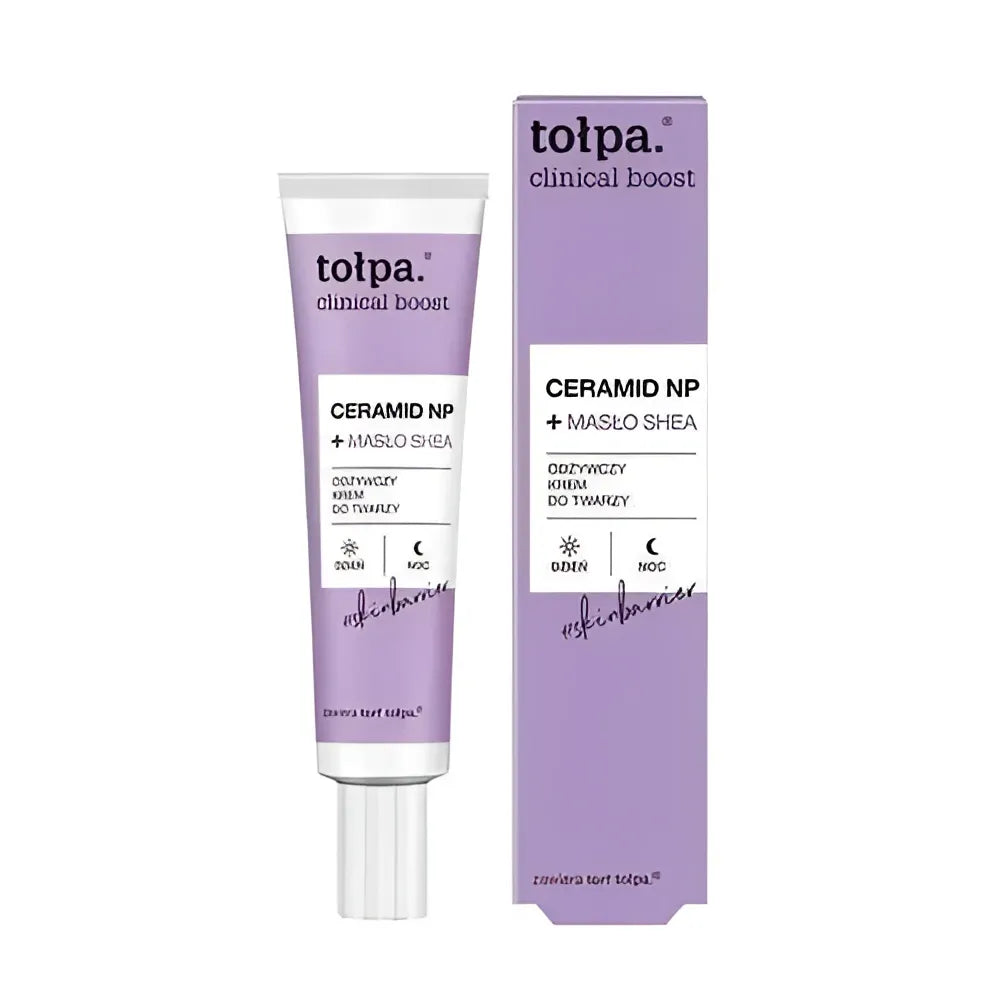 TOŁPA Clinical Boost Ceramid NP + Shea Butter Maitinantis Veido Kremas 40 ml - Kosmetika