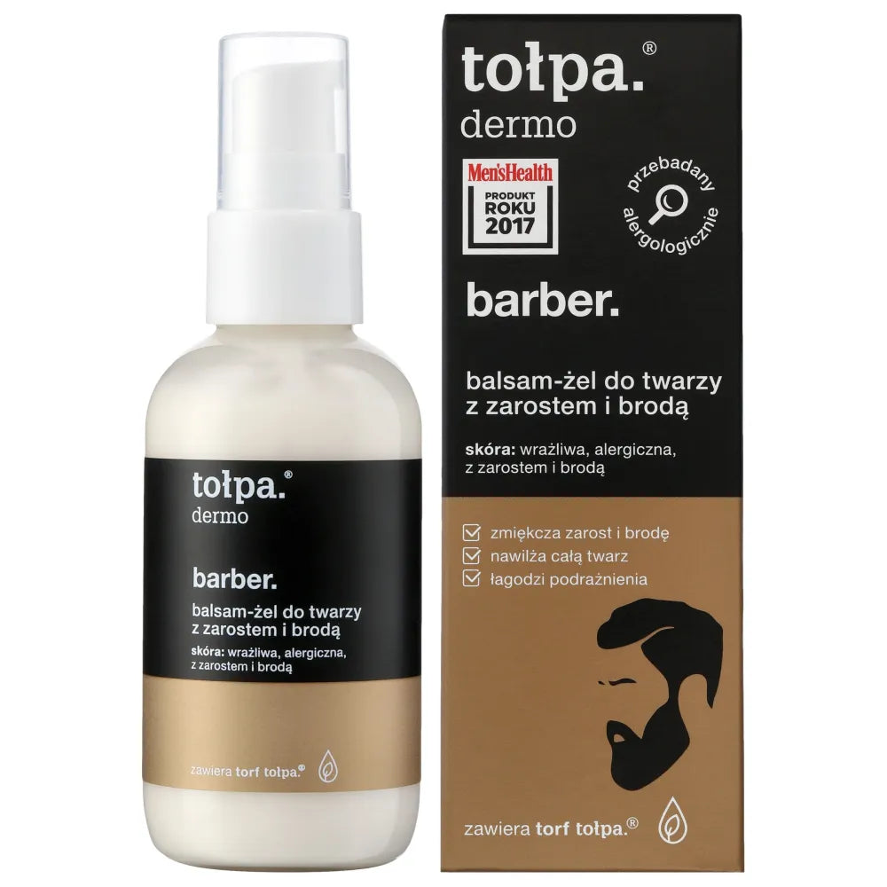 TOŁPA Dermo Barber Balsam-gel veidui su ūsais ir barzda 75 ml - Kosmetika