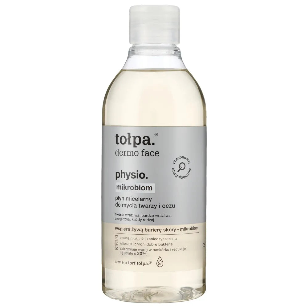 TOŁPA Dermo Face Physio Microbiome Micellar Liquid veido ir akių valymui 400 ml - Kosmetika